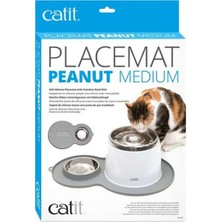 Gri Medium Kedi Suluk ve Mamalık Altlığı, Konforlu Kullanım Sağlar.