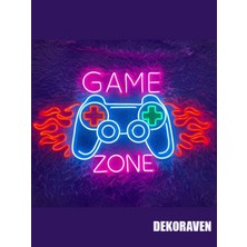 Çok Renkli Neon Tabela, Gamer Odası Dekoratif Aydınlatma, Şık ve Canlı Tasarım