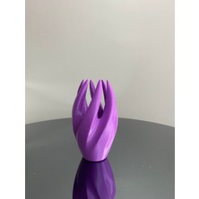 About The Perfect Mor Renk Dekoratif El Şekilli Yüzük ve Takı Düzenleyici, Şık ve Pratik Kullanım Sağlar