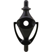 Şık Siyah Kapı Tokmağı, Tak Tak Zil, Uyumlu ve Dayanıklı, 2 Yıl Garanti