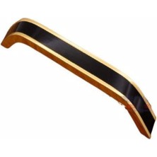 Altın ve Siyah Renkli, 160 mm Uzunlukta Şık Ergonomik Kapak Kulpu