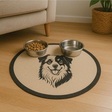 Ekru Kaymaz Mama Matı, Evcil Dostlar Için Rahat ve Güvenli Kullanım