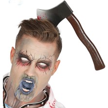 Vanch Kafaya Saplanmış Kanlı Balta Şaka Tacı