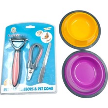 Kedi Bakım Seti: Mama, Su Kabı, Tarak, Törpü ve Tırnak Makası Dahil