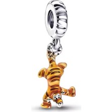 Hector Co Jewellery Disney Winnie The Pooh Tigger Sallantılı Charm 925 Ayar Gümüş
