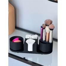 About The Perfect 360 Derece Dönen Makyaj ve Kozmetik Düzenleme Kutusu, Siyah