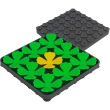 Renkli Çiçek Şekilli Sıvı Ödül Yalama Matı, Keyifli ve Eğlenceli Kullanım