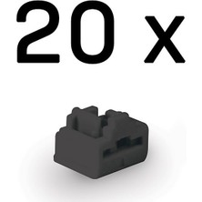 Rj-45 Port Kilidi (Anahtar Hariç) – 20’li Paket, Siyah Renk<br>
rj-45 Bağlantı Noktalarını Yetkisiz Erişime Karşı Korur<br>
rj-45 Port Blockers (Without Key) - Pack Of 20, Black<br>
protects Rj-45 Ports From Unauthorized Access