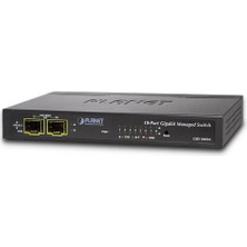 Yönetilebilir Gigabit Masaüstü Tip Switch (Managed Gigabit Desktop Switch)<br>
8-Port 10/100/1000MBPS<BR>
DUAL Power : 1 x (Port 8) Ieee 802.3AF/AT Poe+ 48~56V Dc In-Line Power, 12V Dc Güç Adaptörü Takılabilir<br> 
2-Port 100/1000X Mini-