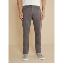 Gri Erkek Normal Bel Slim Fit Pantolon BBSS25MPT025