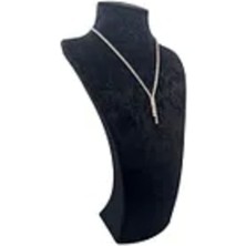 About The Perfect Yerli Süet Kumaş Elisia Manken, 40/20 Cm, Kolye Gerdanlık Takı Sergileme