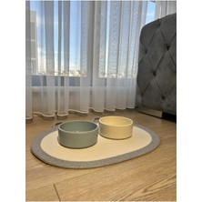 Gri Pamuklu Evcil Hayvan Paspası ve Yatak Önü Koruyucu, Şık ve Rahat Kullanım Sağlar