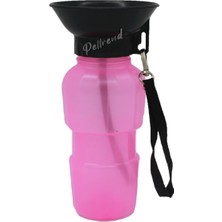 500ML Seyahat Suluğu, Pembe Köpek Su Şişesi, Taşıma Kolay, Pratik ve Şık Tasarım