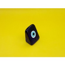 Mavi Cam Nazar Boncuklu Üçgen Masa Üstü Süşlük