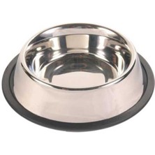 Paslanmaz Çelik Köpek Mama ve Su Kabı 2,8l, 24CM, Bej