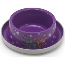 Fuşya Kedi Mama ve Su Kabı, 350 Ml, Şık ve Kullanışlı Tasarım