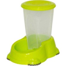 Yeşil 1,5 Lt Saklamalı Kedi ve Köpek Su Kabı, Temiz ve Pratik Kullanım