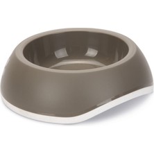 Gri Plastik Köpek Mama ve Su Kabı, 14CM, 600ML, Şık ve Kullanışlı