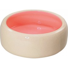 Sarı Seramik Mama Kabı 12CM/0,25LT, Kediler ve Köpekler Için Ideal Kullanım