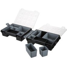 Şık Siyah Çok Bölmeli Malzeme Organizer Çantası, Pratik ve Kullanışlı Tasarım
