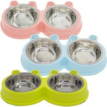 Yeşil Çelik Mama Kabı, Sağlıklı ve Dayanıklı Mama Kabı