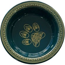 Derin Yeşil Seramik Mama Kabı, 520 Ml, Kediler ve Köpekler Için Ideal