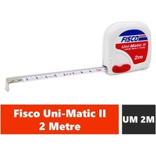 Çelik Kısa Şerit Metre 2 Metre Dayanıklı Ölçüm Aracı