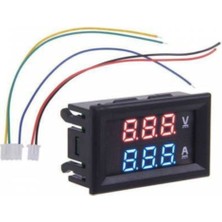 Dijital Voltmetre ve Ampermetre 100V 10A-GERILIM ve Akım Ölçer