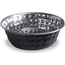 Çok Renkli Işlemeli 17OZ Mama ve Su Kabı Ø11 cm