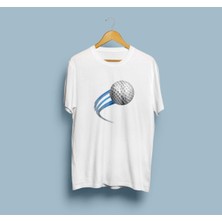 Oversize Golf Topu 2 Tasarım Unisex T-Shirt