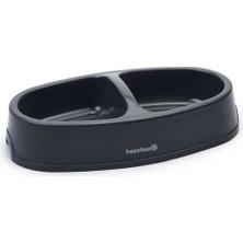 Ikili Plastik Mama ve Su Kabı, Antrasit, 27X16,5X6CM, 2X400ML, Renkli