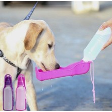 Kedi ve Köpekler Için 500 ml Seyahat Suluğu, Pratik ve Taşınabilir Tasarım