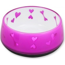 Pembe Köpekler Için Şık ve Sağlıklı Mama Kabı, Orta Boy