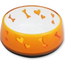 Canlı Turuncu Köpek Maması Kabı, Şık ve Kullanışlı Tasarım