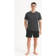 Erkek Uyku Giyim Tişört Şort Takım