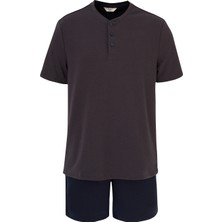 Erkek Uyku Giyim Tişört Şort Takım