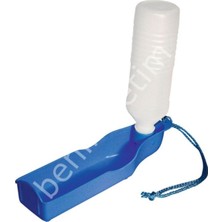 Mavi 500ML Köpek Seyahat Su Kabı, Taşınabilir ve Şık Tasarım