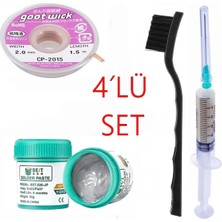 Krem Lehim Best Solder Paste 183°C SN63/PB37 42G Flux Lehim Toplama CP-2015 Lehim Emme Teli 2,0 mm  XXL04