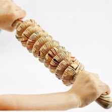 Ahşap Masaj Merdanesi, Uzak Doğu Tarzı, Süper Kalite, Tek Parça