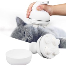 Şarjlı Su Geçirmez Kedi Köpek Sırt ve Vücut Masaj Aleti