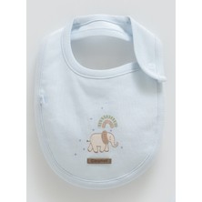 3’lü Pamuklu Bebek Mama Önlüğü Seti Çıtçıtlı Yumuşak Önlük (0-6 Ay)