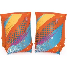 Bestway Canlı Turuncu Şişme Kolluk, Rahat ve Şık Tasarım