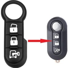 3 Tuşlu Silikon Tuş Takımı, Fiat 500, Punto, Bravo, Doblo, Ducato Uygun