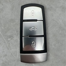 Uyumlu 3 Buton Anahtar Kılıfı Passat B6 B7 Smart Anahtar Kabı