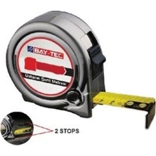 Krom Şerit Metre 7.5m 25MM, Dayanıklı Ölçüm Aracı, Pratik ve Kullanışlı Araç