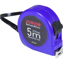 5 Metre 19 mm Mavi Şerit Metre, Zarif ve Dayanıklı Ölçüm Aracı