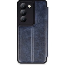 Venüs Shopping Newface Vivo V30 Lite 4g Kılıf Flip Cover - Lacivert