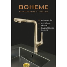 Miranda Antrasit Tuşlu Arıtmalı Spiralli Eviye Bataryası