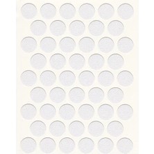 Yapışkanlı Vida Tapası (Beyaz) 10 mm