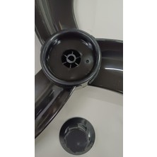 SF-6783 6710 6750 Vantilatör Pervanesi  Motor Mili D Model  Şekil Plastik Somun Dahil
